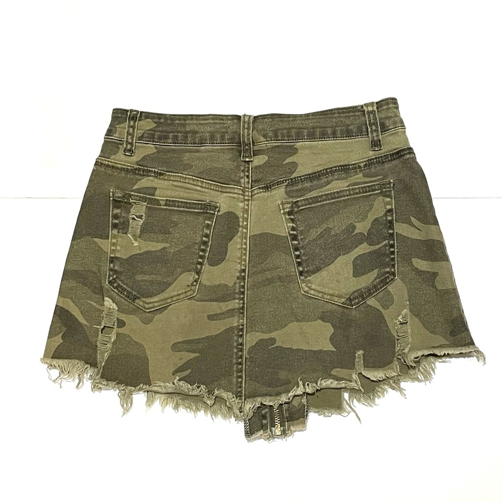 Dance & Marvel Camouflage Stretch Mini Skirt - Picture 7 of 8